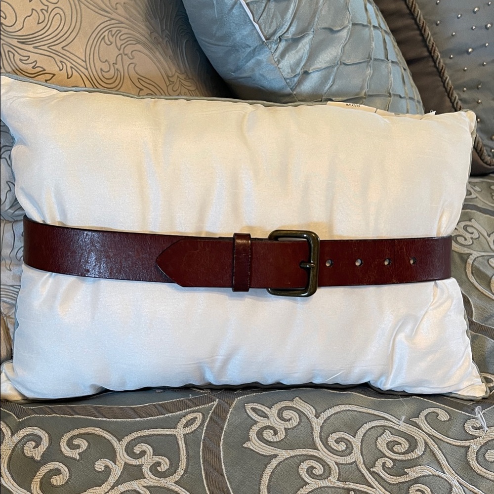 Brown Italian Leather Belt